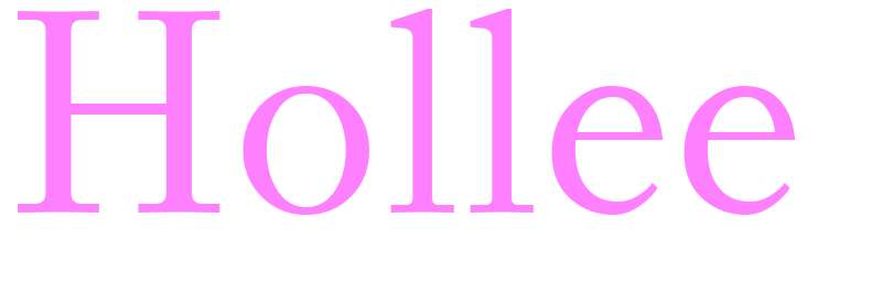 Hollee - girls name