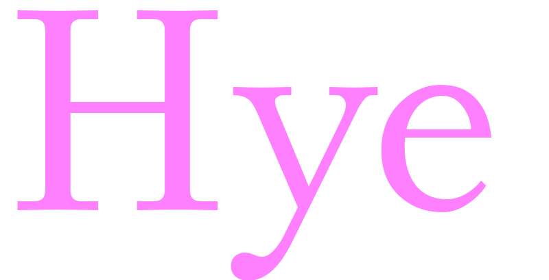 Hye - girls name