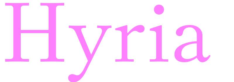 Hyria - girls name