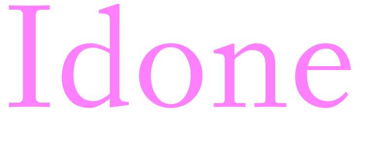 Idone - girls name