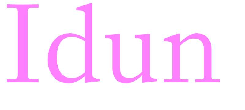 Idun - girls name