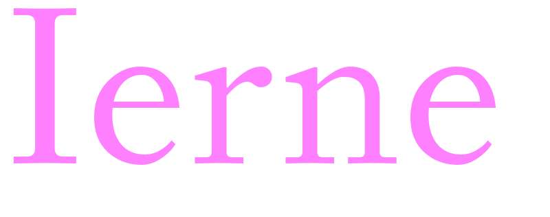 Ierne - girls name