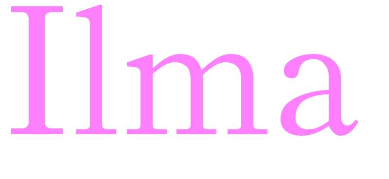 Ilma - girls name