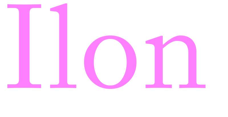 Ilon - girls name