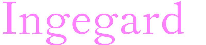 Ingegard - girls name