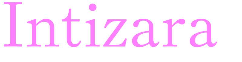 Intizara - girls name