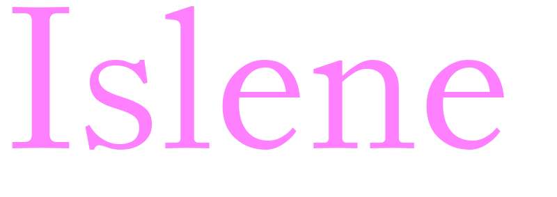 Islene - girls name