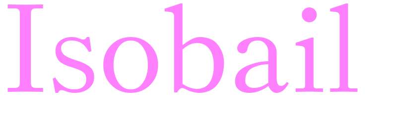 Isobail - girls name