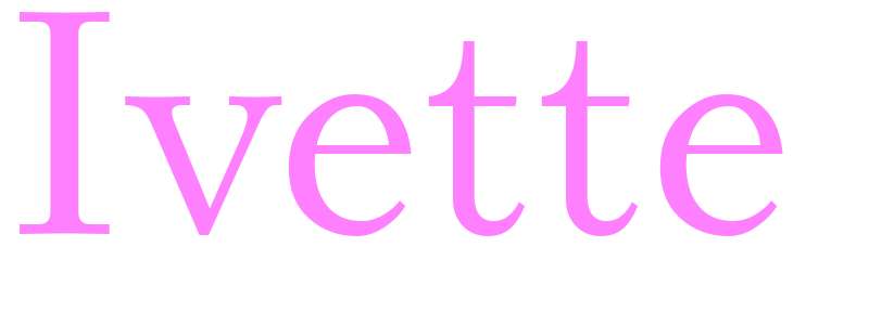 Ivette - girls name