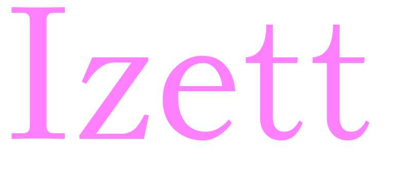 Izett - girls name