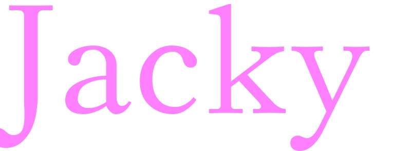 Jacky - girls name