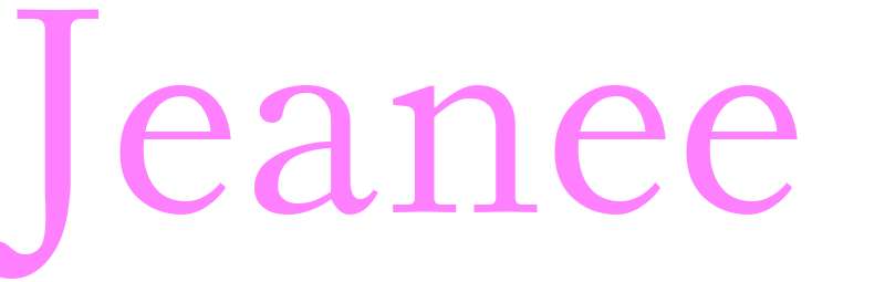 Jeanee - girls name