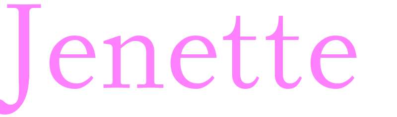 Jenette - girls name