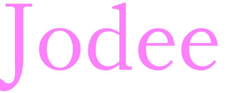 Jodee - girls name