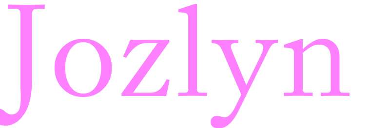 Jozlyn - girls name