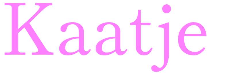 Kaatje - girls name