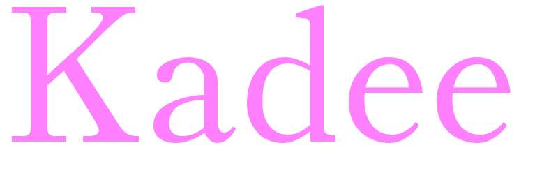 Kadee - girls name