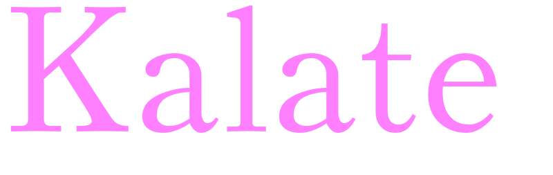 Kalate - girls name