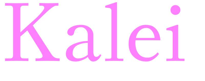 Kalei - girls name