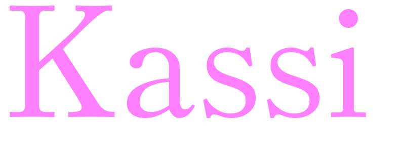 Kassi - girls name