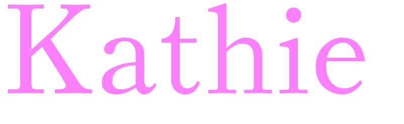 Kathie - girls name