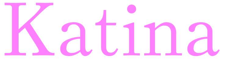 Katina - girls name