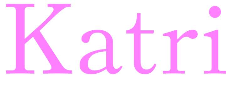 Katri - girls name