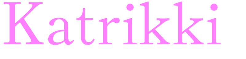 Katrikki - girls name