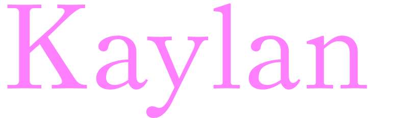 Kaylan - girls name