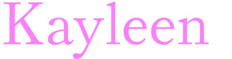 Kayleen - girls name