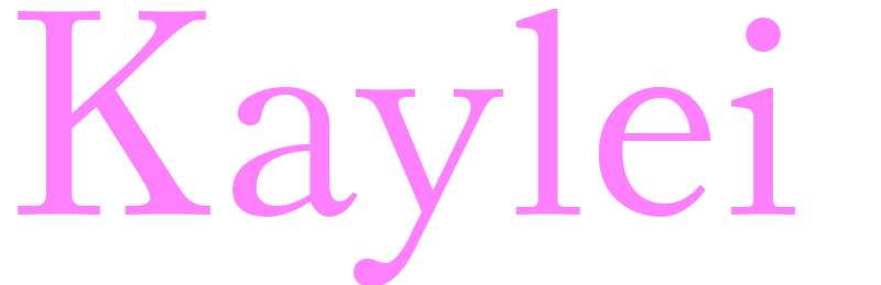 Kaylei - girls name