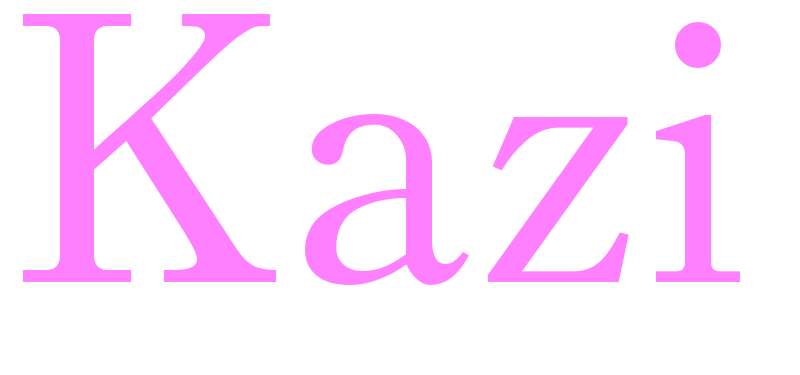 Kazi - girls name