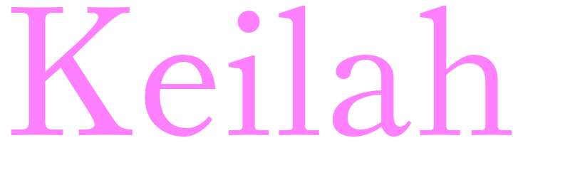 Keilah - girls name