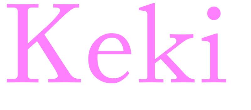 Keki - girls name