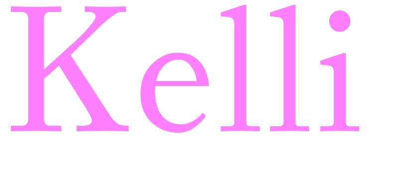 Kelli - girls name