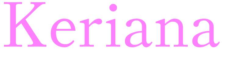 Keriana - girls name