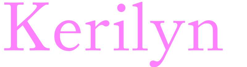 Kerilyn - girls name