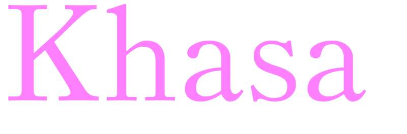 Khasa - girls name