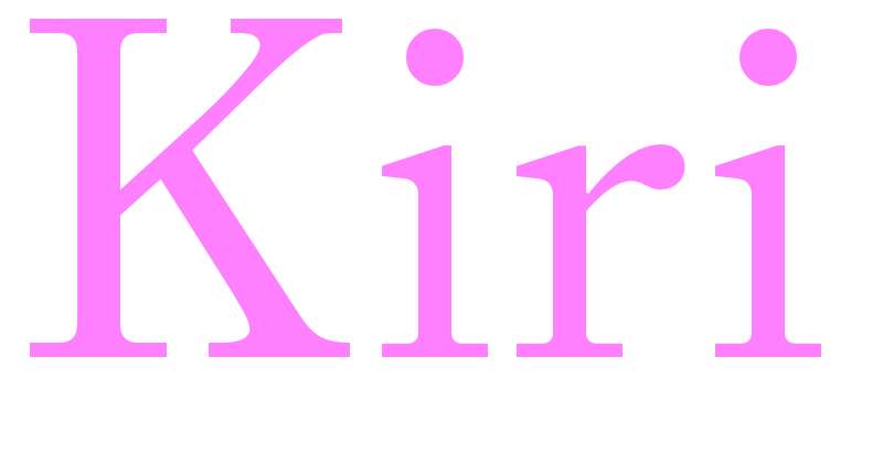Kiri - girls name