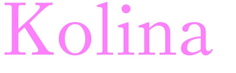 Kolina - girls name