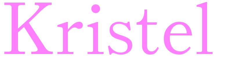 Kristel - girls name