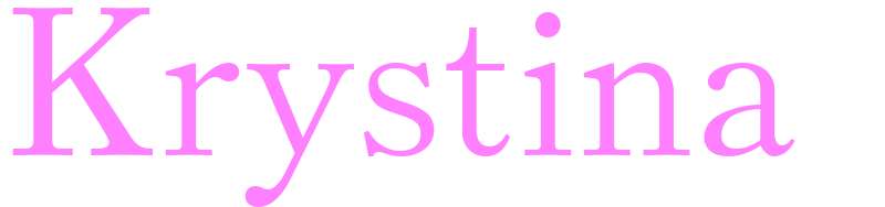 Krystina - girls name