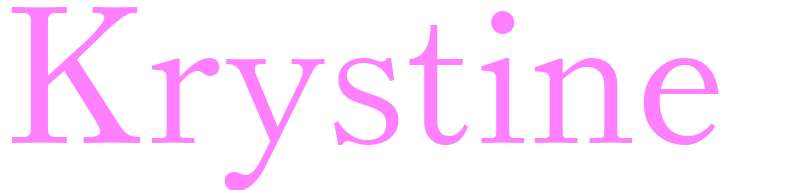 Krystine - girls name