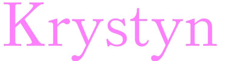 Krystyn - girls name