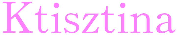 Ktisztina - girls name