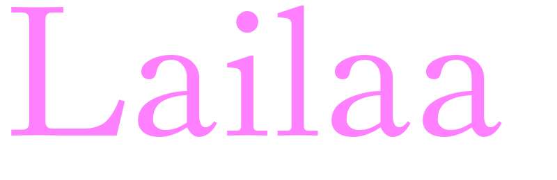 Lailaa - girls name