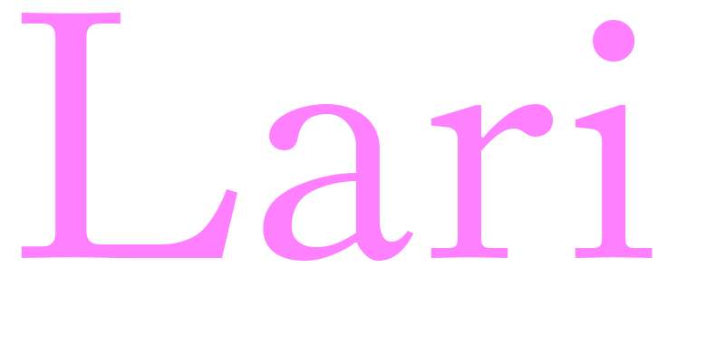 Lari - girls name