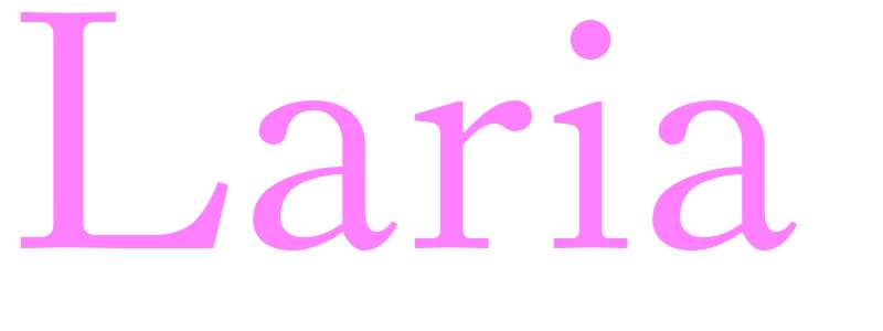 Laria - girls name