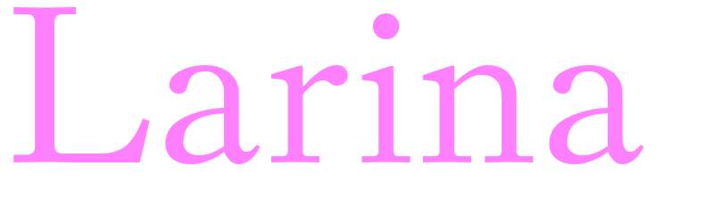 Larina - girls name