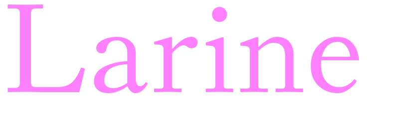 Larine - girls name